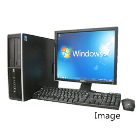 中古パソコン【Windows 7 Pro】19型液晶セット/HP 8100 Elite SFF等 Core i5/4G/160GB/DVD-ROM/無線付
