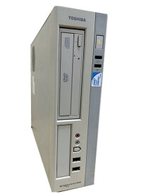 中古パソコン デスクトップ Windows 7 Pro 64bit【Windows 7 Pro 64Bit搭載】格安セール！TOSHIBA EQUIUM 3530 Celeron E3400 2.6GHz/メモリ2GB/HDD160GB/DVD-ROMドライブ
