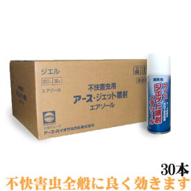 アースジェット噴射エアゾール30本【業務用】【ハチ駆除にオススメ！ムカデにもしっかり効く低価格業務用】（ハチ駆除・ムカデ駆除・その他害虫全般）【smtb-F】