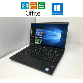 DELL Latitude 7390 Windows 10 正規版Office Core i5 8350U 1.7GHz / メモリー8GB / SSD 256GB/ 13.3型 フルHD / WEBカメラ / 無線LAN 中古ノートパソコン 送料無料