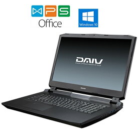 マウスコンピューター DAIV-NG7610H1-SH10 正規版Office Core i7/64GBメモリ/960GB SSD+2TB HDD/GeForce GTX1080/17.3型 4K-UHD液晶搭載モデル Webカメラ 中古ノートパソコン 90日保証 送料無料