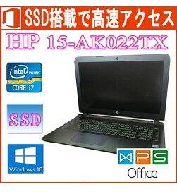 HP Pavilion Gaming 15-ak022TX Windows 11 正規版Office Core i7 6700HQ 2.6GHz GeForce 16GB 256GB SSD 1TB HDD 15.6型FHD Webカメラ DVDマルチ 10キー 在宅 リモート 中古ノートパソコン 送料無料