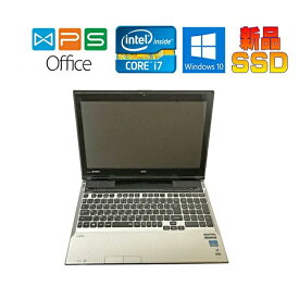 NEC LaVie L PC-LL750JS3EW/正規版Office Core i7-3630QM 2.4GHz/8GB/SSD128GB+HDD1TB/BD/10キー/15.6型/Webカメラ 在宅 リモート/中古ノートパソコン