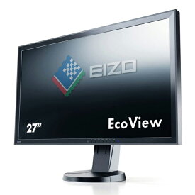 EIZO FlexScan 27インチカラー液晶モニター 2560x1440 DVI-D 24Pin DisplayPort ブラック EV2736W EV2736W-FSBK 3ヶ月保証付き 送料無料