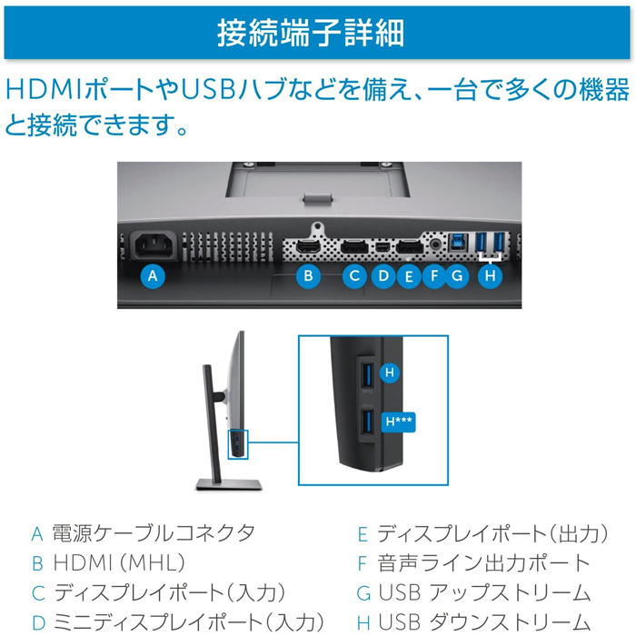 楽天市場】Dell モニター u2717d Uシリーズ 27インチ/QHD/6ms/DPx2(MST