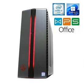 ゲーミング デスクトップパソコン HP OMEN Desktop 870-280JP 正規版Office インテル Core i7-7700K 32GB HDD2TB+SSD256GB GeForce GTX 1080 WIFI 中古パソコン 90日保証 送料無料