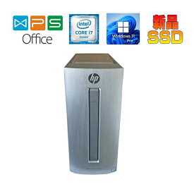 ゲーミング デスクトップパソコン HP ENVY 750-170jp 正規版Office Core i7 6700 3.6GHz 16GB HDD1TB+SSD128GB GeForce 960 WIFI 中古パソコン 90日保証 送料無料