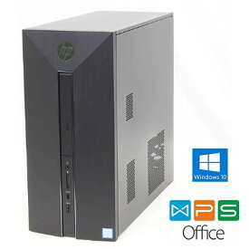 HP Pavilion Power 580-078jp Y0N98AA#ABJ 正規版Office Core i7 7700 (3.6GHz) 16GB SSD256GB+HDD2TB Sマルチ GeForce GTX 1060(3GB) Bluetooth 中古デスクトップパソコン 送料無料