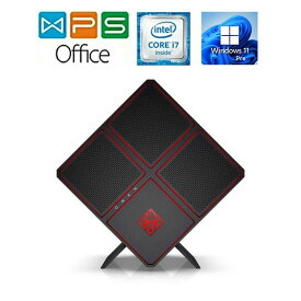 ゲーミング デスクトップパソコン OMEN X by HP 900-170jp 正規版Office インテル Core i7-7700K 水冷 32GB SSD512GB+HDD3TB Blue-Ray GeForce 1080 WIFI 中古パソコン 90日保証 送料無料