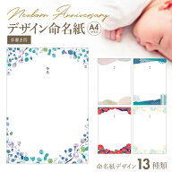 命名書 命名紙 手書き用 台紙 1枚〜 おしゃれ 漢字 赤ちゃん 出産祝い お七夜 記念 インテリア フレーム…
