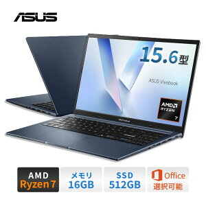 �y�ŒZ�����z���zASUS �m�[�g�p�\�R�� Vivobook 15 M1502NAQ 15.6�C���` AMD Ryzen 7 170 ������16GB SSD 512GB Windows11 �G�C�X�[�X �u���[ �d��1.7kg Wi-Fi6 WEB�J���� Office�t�� �I�t�B�X�t�� �V�i Office2024 �����ݒ�