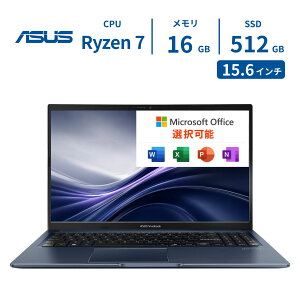 �y�ŒZ�����z���zASUS �m�[�g�p�\�R�� Vivobook 15 M1502NAQ 15.6�C���` AMD Ryzen 7 170 ������16GB SSD 512GB Windows11 �G�C�X�[�X �u���[ �d��1.7kg Wi-Fi6 WEB�J���� Office�t�� �I�t�B�X�t�� �V�i Office2024 �����ݒ�