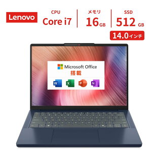�y�ŒZ���������z�yOffice���ځz �V�i Lenovo IdeaPad Slim 3i 14�^ Core i7-13620H ������16GB SSD512GB WUXGA IPS�t�� Windows11 �R�Y�~�b�N�u���[ WEB�J���� Wi-Fi7 Microsoft 365 Office2024 �I�t�B�X�t�� �@�l �r�W�l�X ��