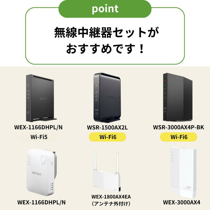 楽天市場】＼3年保証＆ランキング1位／ バッファロー ルーター wifi6 