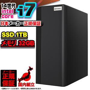 yŒZœIY Vi SS艿iIzQ[~OPC fXNgbvp\R p\R 14 Intel Corei7 14700F ő5.40GHz Windows11 10 SSD 1TB 32GB fXNgbvPC 1Nۏ  eX|