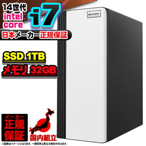 yŒZœI Y Vi ňlɒIz Q[~OPC fXNgbvp\R p\R 14 Corei7 14700F ő5.40GHz Windows11 10 SSD 1TB 32GB fXNgbvPC 1Nۏ  eX|