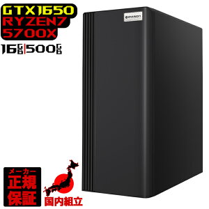 yŒZœIY Vi 30܂ŒlIzQ[~OPC {̂̂ fXNgbvp\R GTX 1650 AMD Ryzen7 5700X Windows11 SSD512GB p\R  16GB Q[~Op\R Q[~O Q