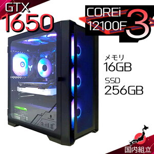 yŒZœIY Vi SS艿iIz Q[~OPC {̂̂ fXNgbvp\R 12 Corei3 GTX1650 Windows11 SSD 256GB p\R  16GB Q[~Op\R Q[~O Q[