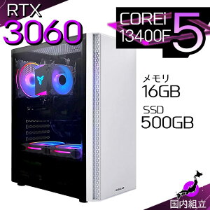 �y�ŒZ�œ��������I�������Y �V�i �ň��l�ɒ���I�z �Q�[�~���OPC �f�X�N�g�b�v�p�\�R�� RTX3060 �p�\�R�� ��13���� Corei5 13400F Windows11 10 SSD 500GB ������16GB �f�X�N�g�b�vPC 1�N�ۏ� ���� e�X�|�[