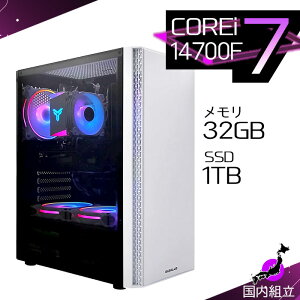 �y�ŒZ�œ��������I�������Y �V�i �ň��l�ɒ���I�z�Q�[�~���OPC �f�X�N�g�b�v�p�\�R�� �p�\�R�� ��14���� Intel Corei7 14700F �ő�5.40GHz Windows11 10 SSD 1TB ������32GB �f�X�N�g�b�vPC 1�N�ۏ� ���� e