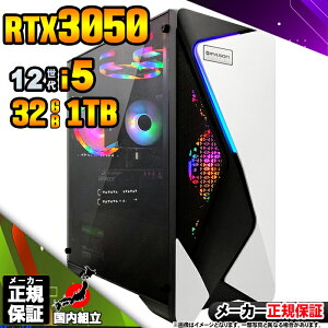 yŒZœIY Vi 1lIz Q[~OPC {̂̂ fXNgbvp\R 12 corei5 RTX3050 Windows11 SSD1TB p\R  32GB Q[~Op\R Q[~O Q[ 