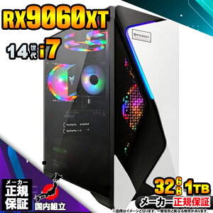 yŒZœIY Vi 30lIzQ[~OPC {̂̂ fXNgbvp\R 14 Corei7 RX9060XT Windows11 SSD1TB p\R  32GB Q[~Op\R Q[~O Q[ 