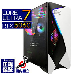yI Y Vi SS艿iIz Q[~OPC fXNgbvp\R GeForce RTX5060 p\R intel Core Ultra 7 Windows11 10 SSD 500GB  16GB fXNgbvPC 1Nۏ  eX|[c