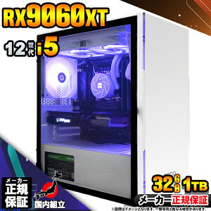 yŒZœIY Vi 1lIzQ[~OPC {̂̂ fXNgbvp\R 12 Corei5 RX9060XT Windows11 SSD1TB p\R  32GB Q[~Op\R Q[~O Q[ 