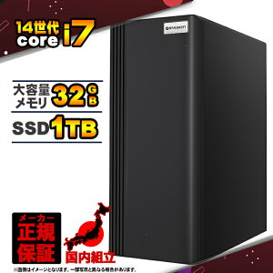 yŒZœIY Vi ňlɒIzQ[~OPC fXNgbvp\R p\R 14 Corei7 14700F ő5.40GHz Windows11 10 SSD 1TB 32GB fXNgbvPC 1Nۏ  eX|