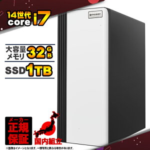 yŒZœIY Vi ňlɒIz Q[~OPC fXNgbvp\R p\R 14 Intel Corei7 14700F ő5.40GHz Windows11 10 SSD 1TB 32GB fXNgbvPC 1Nۏ  e