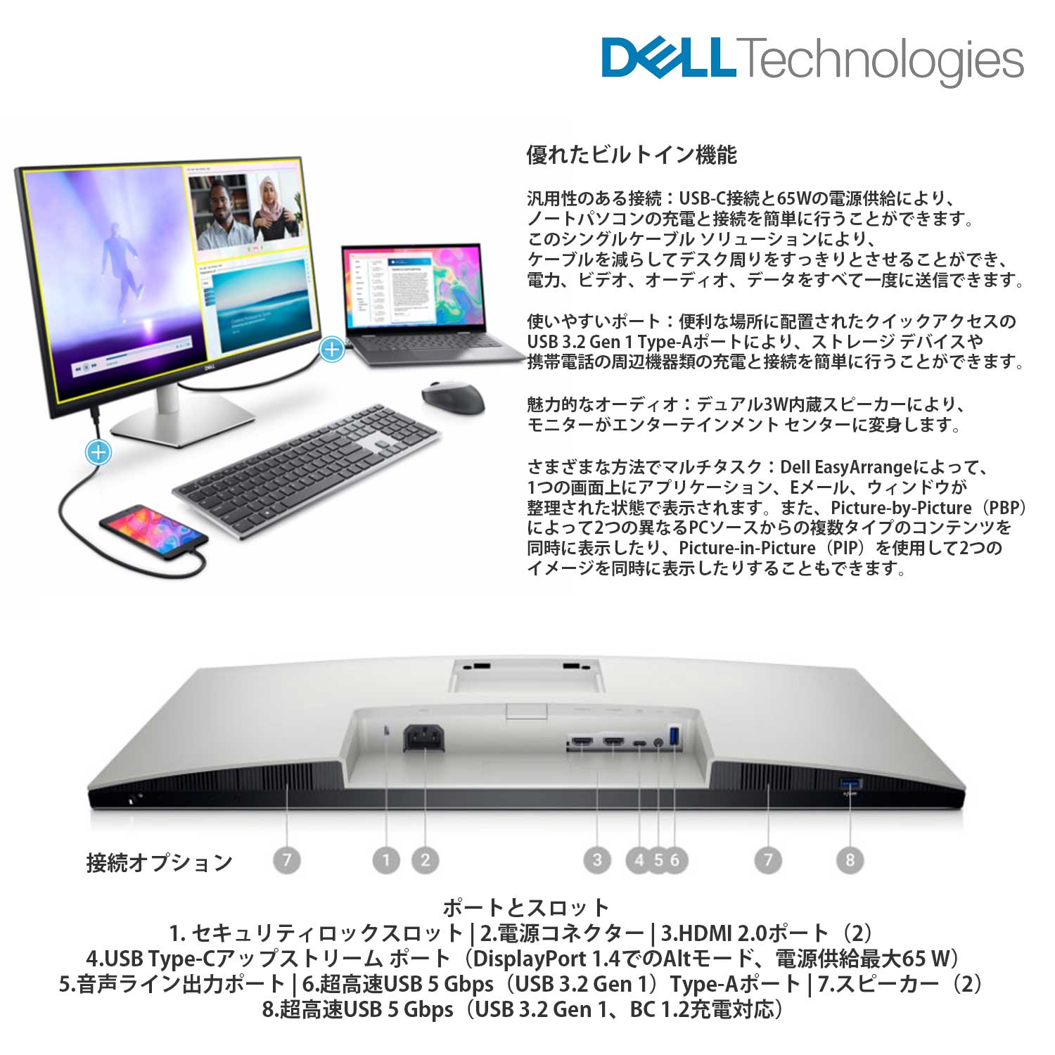 楽天市場】【箱破損の為、お買い得】新品Dell 27インチ4K UHD USB-C