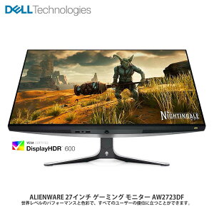yVi [ j zALIENWARE 27C` Q[~O j^[ AW2723DF QHD IPS QHD 2560 x 1440 (DisplayPort OC 280 Hz