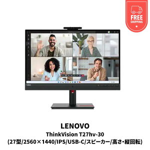 yVi [zThinkVision T27hv-30(27^/2560×1440/IPS/USB-C/Xs[J[/Ec])