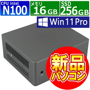 Vip\R MINI PC N9E Windows11 fXNgbv ɏ Nۏ 12 Intel N100 ő3.4GHz MEM:16GB SSD:256GB(NVMe) whCu:񓋍 LAN: j^[2nóiHDMI/DisplayPortj Win11Pro64Bit ACA