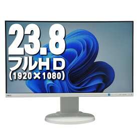 中古モニター | 液晶ディスプレイ | NEC | MultiSync LCD-E241N-C | 23.8型ワイド TFT 1920×1080(フルHD) | LEDバックライト | スピーカー内蔵 | 3系統入力(VGA・HDMI・DisplayPort) | 縦置き可能スタンド | ケーブル4本付属(VGA・HDMI・DP・電源ケーブル)【30日保証】