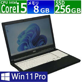 中古パソコン | 富士通 | LIFEBOOK A577/R(RX) | Windows11 | ノートPC | 一年保証 | 第7世代 | Core i5-7300U 2.6(〜最大3.5)GHz | MEM:8GB | SSD:256GB | DVDマルチ | 無線LAN:あり | Win11Pro64Bit | ACアダプター付属