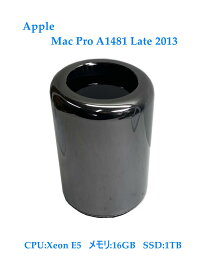 【送料無料】DT: デスクトップパソコンPC Apple Mac Pro A1481 Late 2013 Xeon E5 16GB SSD:1000GB Monterey 【3ケ月保証】 ＆おまけ付き（中古USB式キーボートとマウス）
