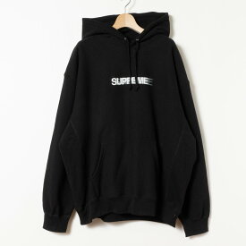 【中古】タグ付 Supreme シュプリーム Motion Logo Hooded Sweatshirt モーションロゴフーデッドスウェットシャツ 23SS ブラック 黒 XL パーカー