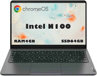 「ほぼ新品」 2023モデル Lenovo 14型 14e Chromebook Gen 3 [82W7S09H00] (第14世代Intel N100/ メモリ4…