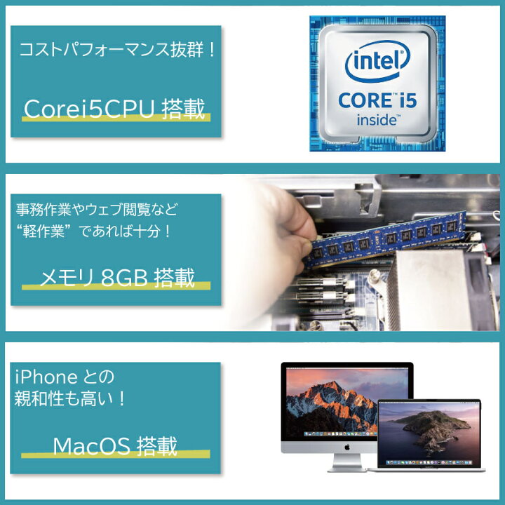 動作保証】Apple Mac mini 2018 デスクトップ パソコン MXNF2J/A i3 