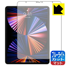ブルーライトカット【反射低減】保護フィルム iPad Pro (12.9インチ)(第5世代・2021年発売モデル) 日本製 自社製造直販