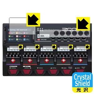 Crystal Shield�y ���� �z�ی�t�B���� ZOOM G11 (���C���f�B�X�v���C�p�E�A���v�Z�N�V�����p�E�G�t�F�N�g�f�B�X�v���C�p�E7���g) ���{�� ���А�������