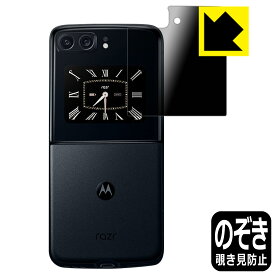 Privacy Shield【 覗き見防止・反射低減 】保護フィルム moto razr 2022 (カバーディスプレイ部用) 日本製 自社製造直販