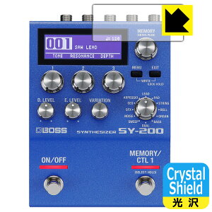 Crystal Shield�y ���� �z�ی�t�B���� BOSS SY-200 (�f�B�X�v���C�p) ���{�� ���А�������