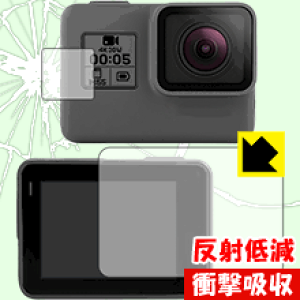 �Ռ��z���y ���˒ጸ �z�ی�t�B���� GoPro HERO7 Black / HERO6 / HERO5 / HERO (���C���p/�T�u�p) ���{�� ���А�������