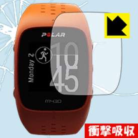 衝撃吸収【光沢】保護フィルム Polar M430 日本製 自社製造直販