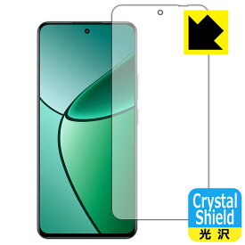 Crystal Shield【 光沢 】保護フィルム realme 12+ 5G 【 指紋認証対応 】 (3枚セット) 日本製 自社製造直販