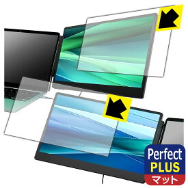 Perfect Shield Plus【 反射低減 】保護フィルム LAPTOMO 14.1インチ トリプルポータブルモニター S3 日本製 自社製造直販