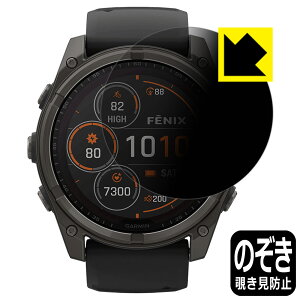 Privacy Shield�y �`�����h�~�E���˒ጸ �z�ی�t�B���� GARMIN fenix 8 Sapphire Dual Power �y �P�[�X�T�C�Y 51mm�p �z ���{�� ���А�������