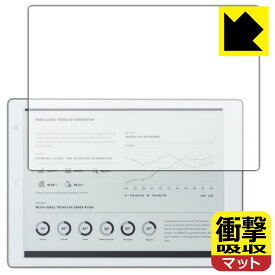 衝撃吸収【 反射低減 】保護フィルム 電子ペーパー QUADERNO A5 (Gen.2) FMVDP51 / (Gen.3C) FMVDP53CA5 (クアデルノ) 日本製 自社製造直販
